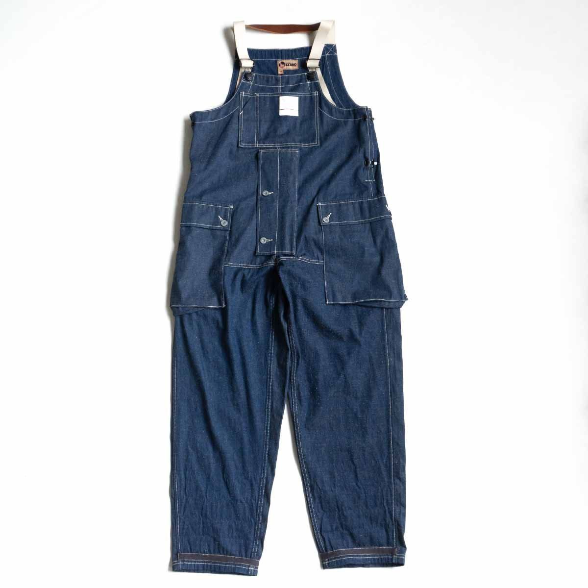 極美品】 NIGEL CABOURN × LYBRO【NAVAL DUNGAREE OVERALL】46 インディゴ ナイジェルケーボン ライブロ  オーバーオール 2310021 - メルカリ