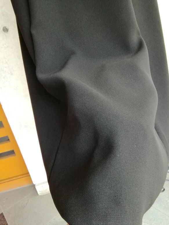 6L ブラックフォーマルノースリーブロングワンピース