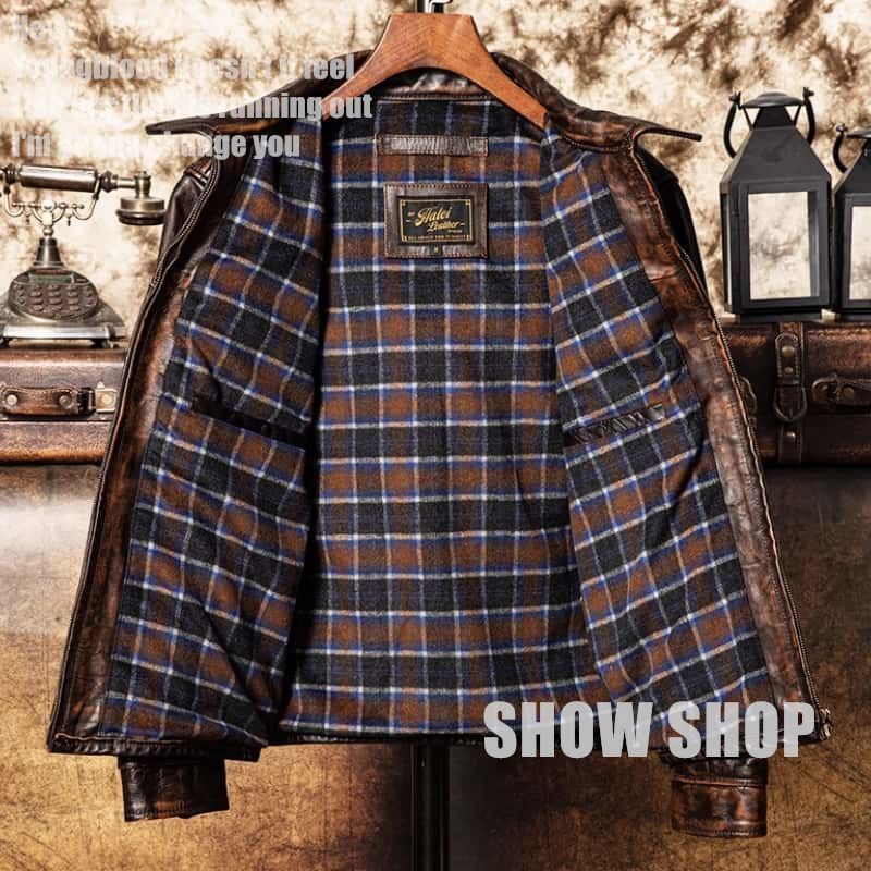 美品 メンズファッション最上級牛革ヴィンテージ加工 復刻30