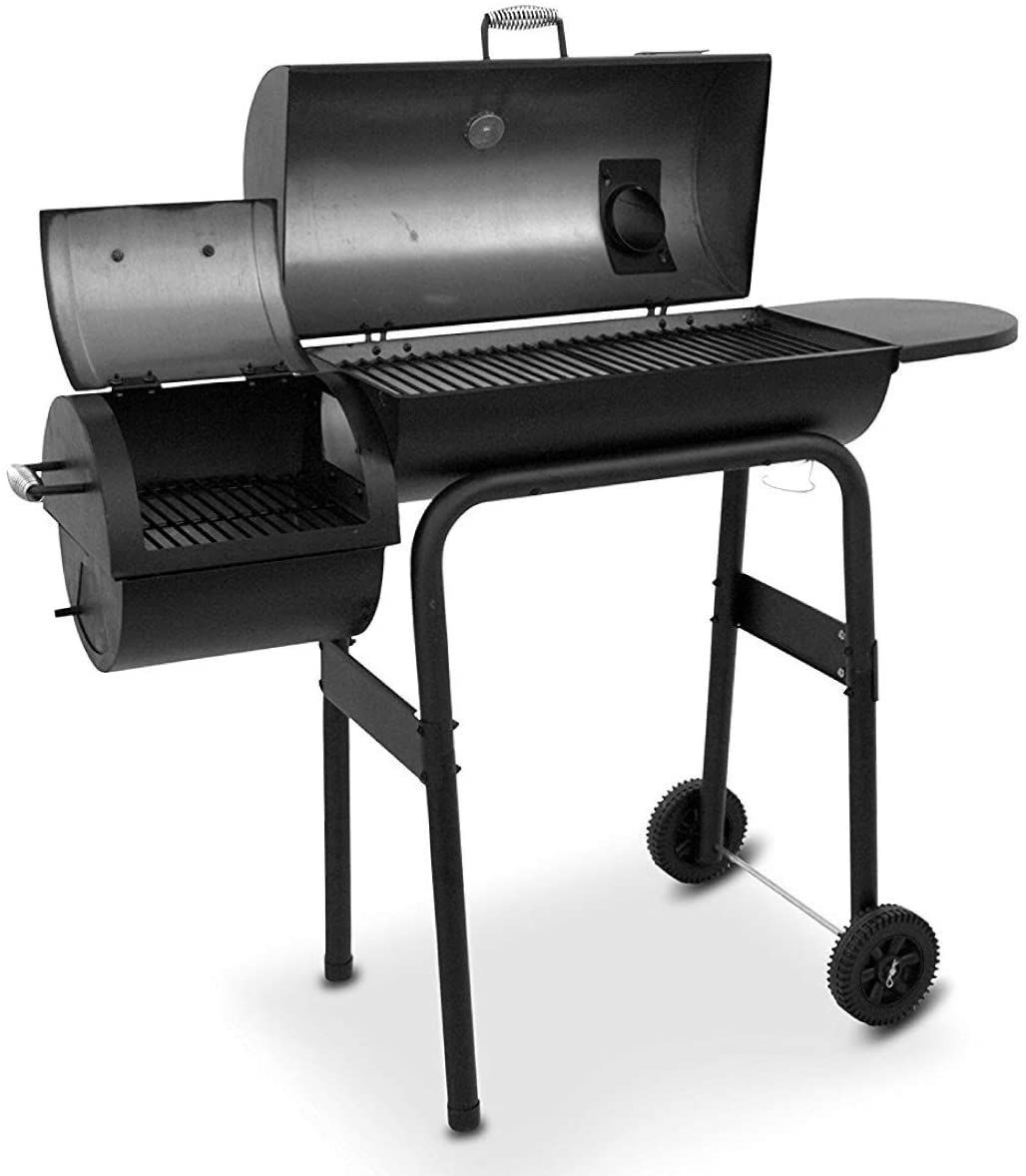 バーベキュー コンロ アメリカ スモーク オフセットスモーカー(Offset smoker) 燻製器 グリル CharBroil チャーブロイル -  メルカリ