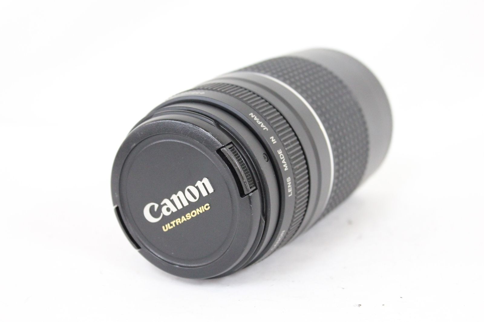 返品保証 キャノン Canon Zoom Lens EF 75-300mm F4-5.6 III USM 前後キャップ付き レンズ M6105