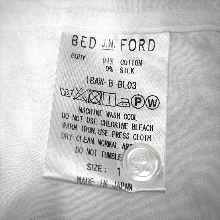 BED J.W. FORD 18AW China Shirt - USED MARKET NEXT51 - メルカリ
