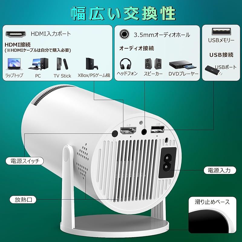内蔵HiFiスピーカー