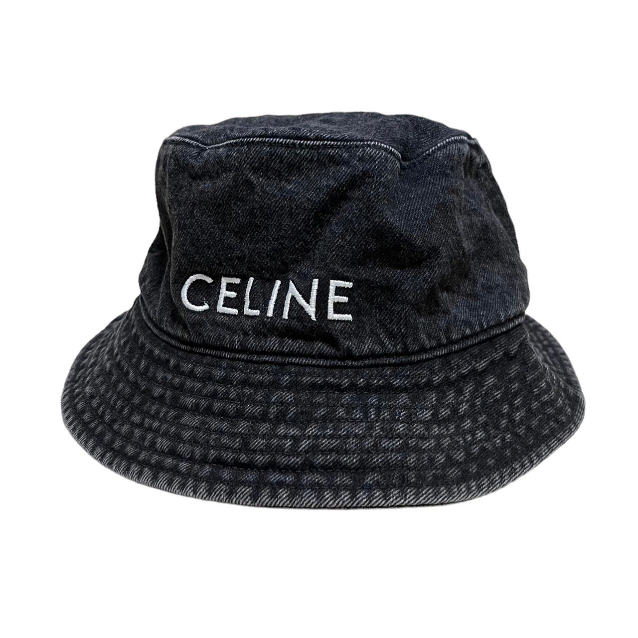 CELINE セリーヌ ウォッシュドデニムバケットハット 1366-