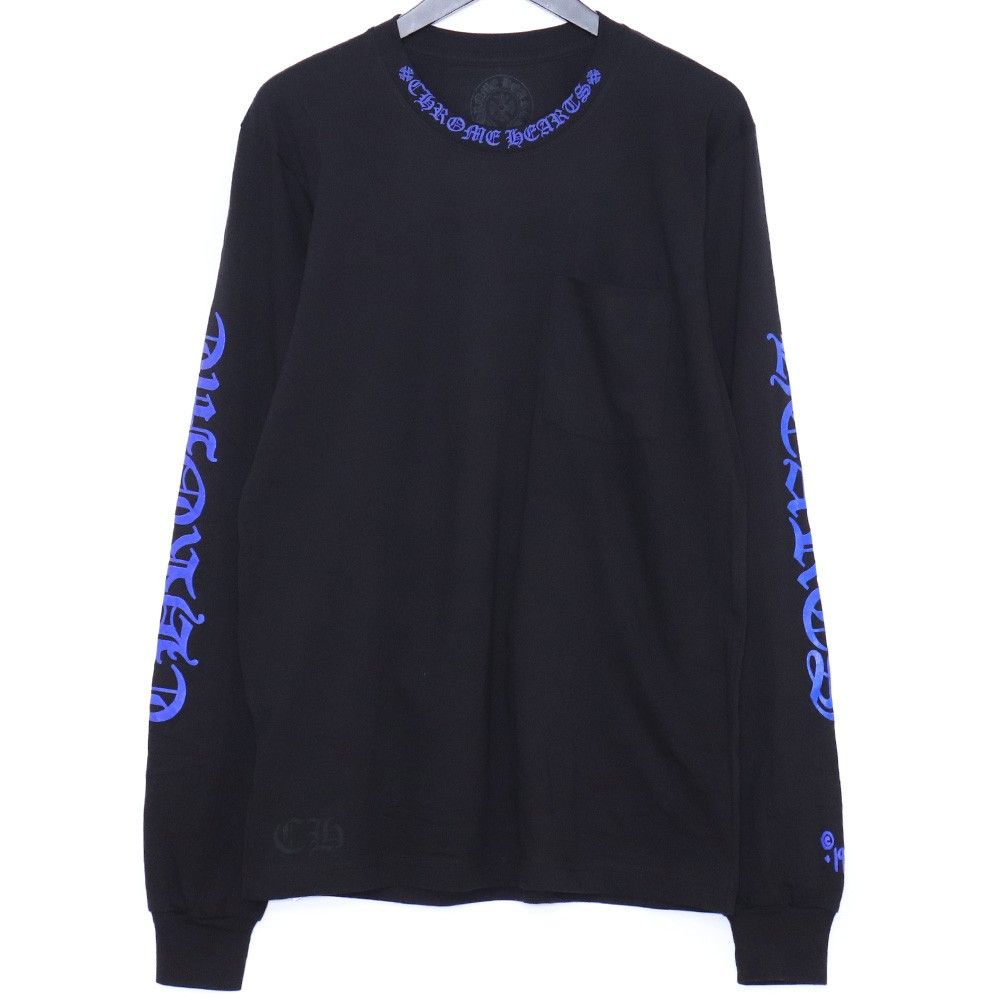 未使用 CHROME HEARTS 1988 ネックロゴロングスリーブTシャツ M