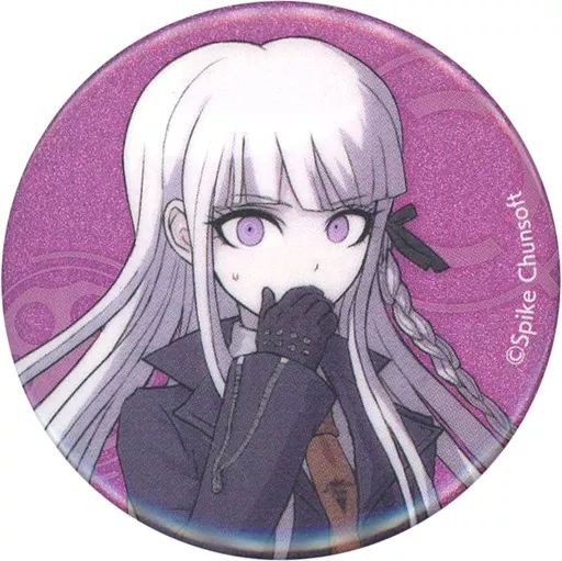 ダンガンロンパ アニメイト オンラインくじ グリッター 缶バッジ 霧切響子 ダンガンロンパシリーズ - 描き起こし 霧切響子 Art by さくしゃ