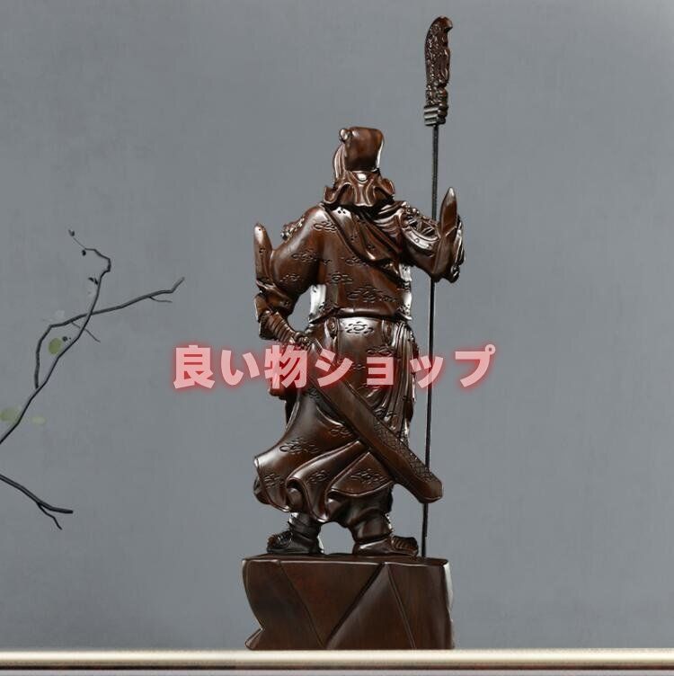 楽天市場】関羽 像（ホビー）の通販 Uranus 関羽置物 木彫り 関帝像 関公