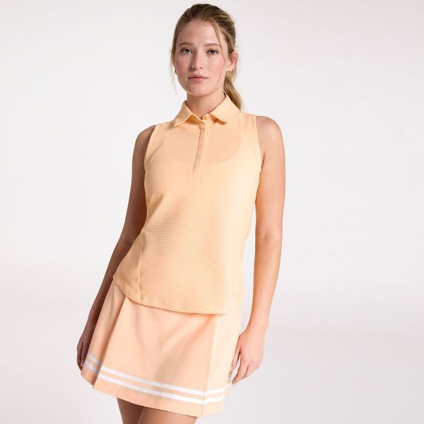 キャリー レディース ポロシャツ トップス CALIA Women s Renew Sleeveless Golf Polo Peach Sherbet
