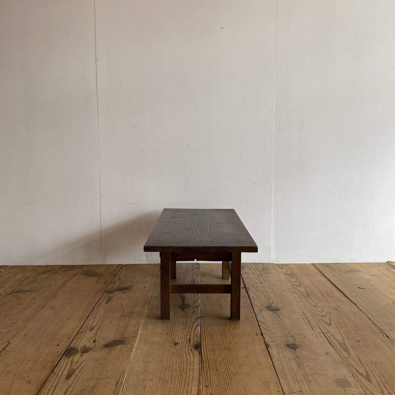 アンティーク ローテーブル 文机 展示台 レトロ 無垢材 y188 - メルカリ