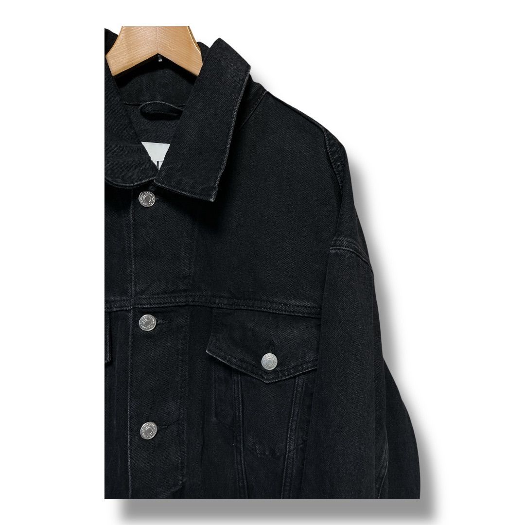 ZARA ザラ オーバーサイズ デニムジャケット ブラック ビック