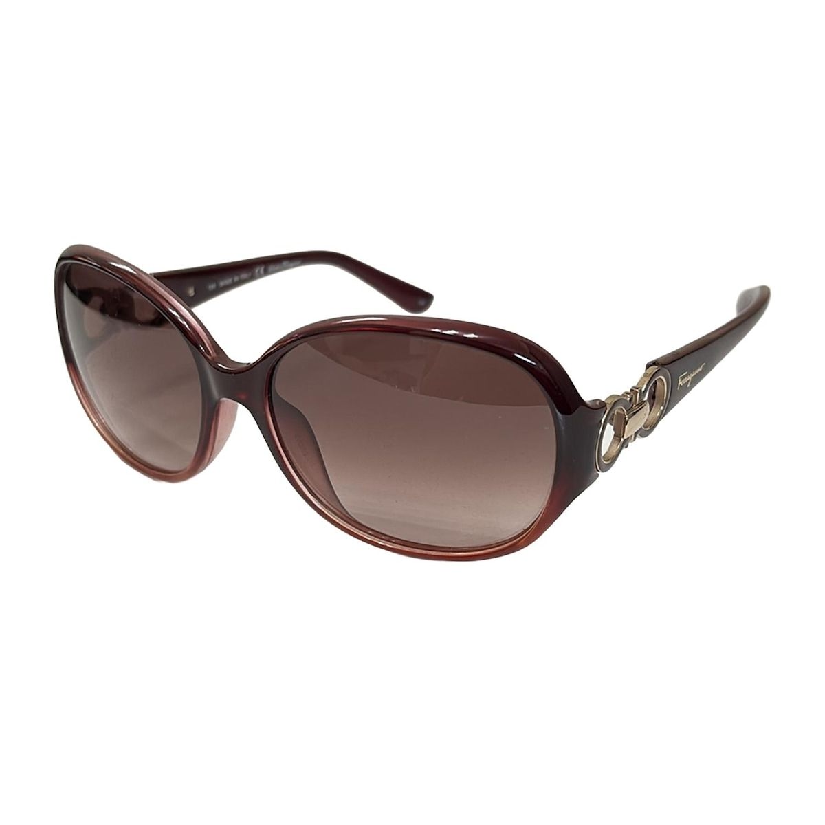 新品未使用 フェラガモ サングラス ガンチーニ ボルドー FERRAGAMO/SalvatoreFerragamo(サルバトーレフェラガモ