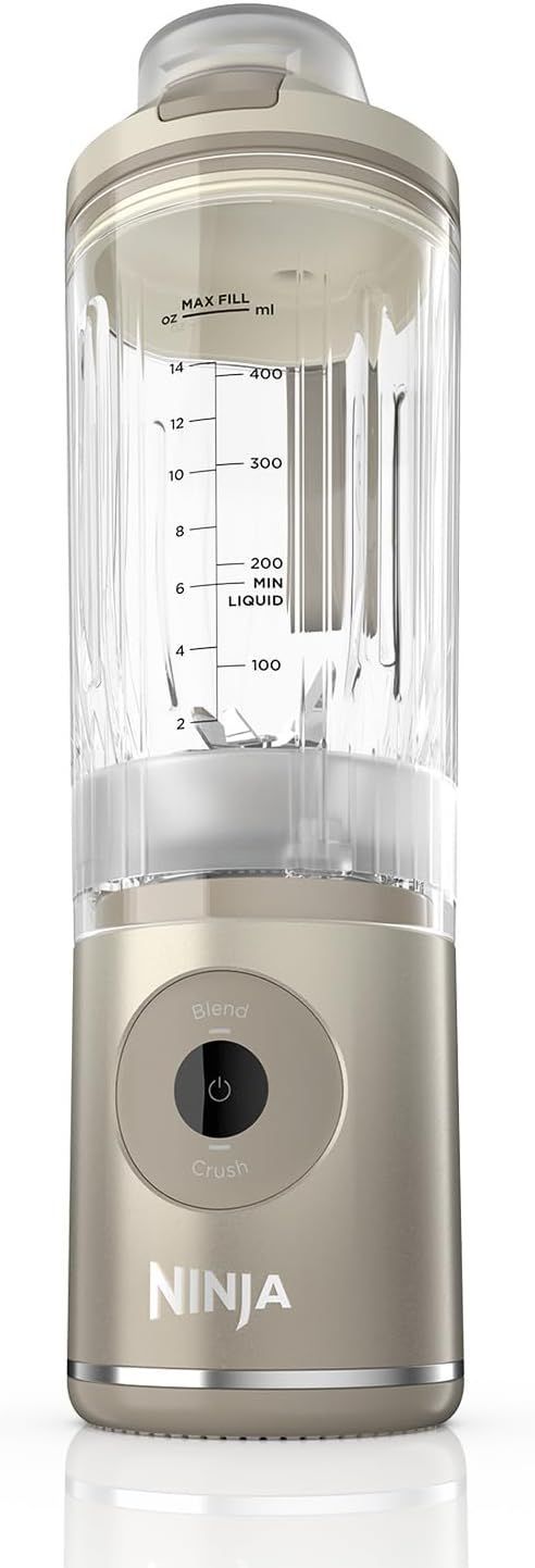 Ninja ニンジャ ミキサー コードレスミキサー Blast Max 2つのAuto-iQプログラム搭載 スムージー ジューサー ブレンダー 氷も砕ける 氷 氷対応 小型 電動 充電式 BC200JIV アイボリークリーム