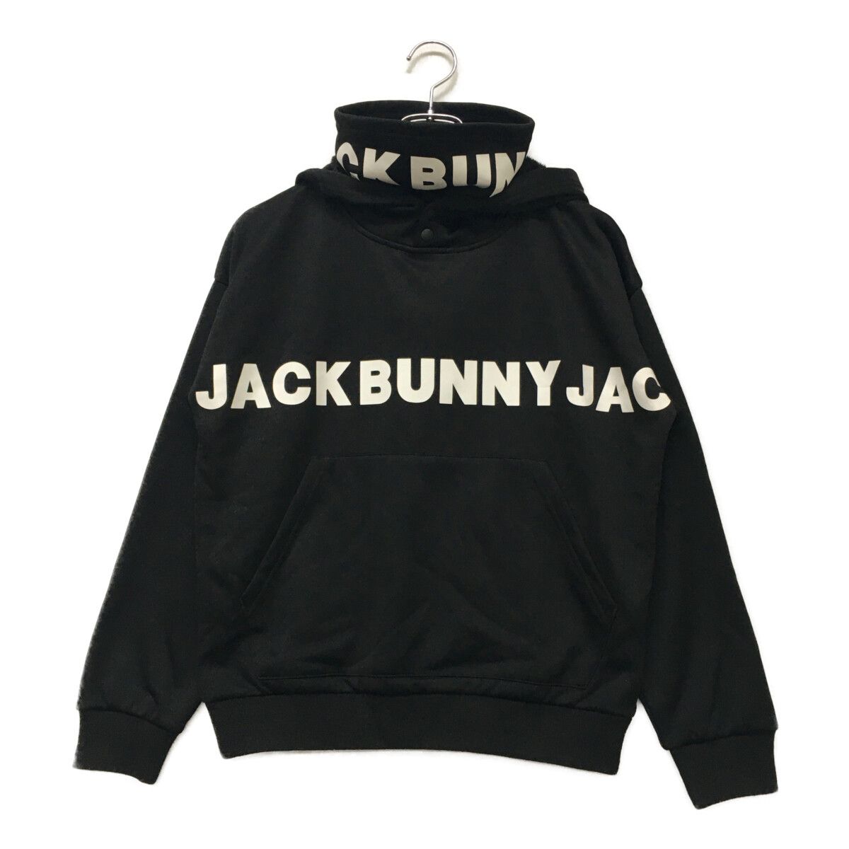 中古 レディース ジャックバニー Jack Bunny!! パーカー 0(S) 黒 ブラック ハイネック 裏ボア素材 - メルカリ