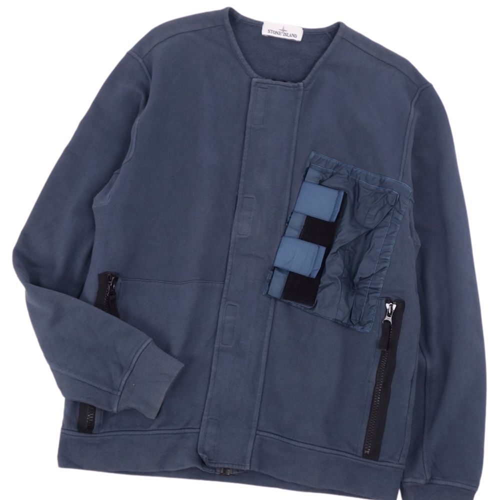 STONE  トレーナー ジップアップ L 古着 美品 ストーンアイランド STONE ISLAND スウェット トレーナー