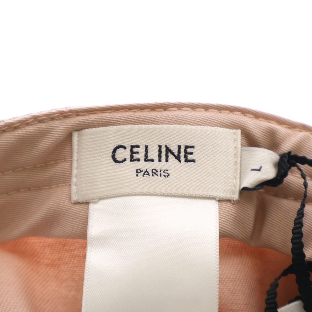 CELINE (セリーヌ) トリオンフ ベースボールキャップ ピンク