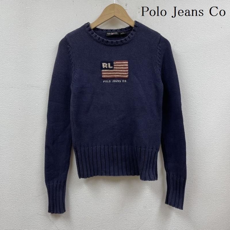 Polo Jeans Co. ポロ ジーンズ ニット、セーター 長袖 星条旗 刺繍 