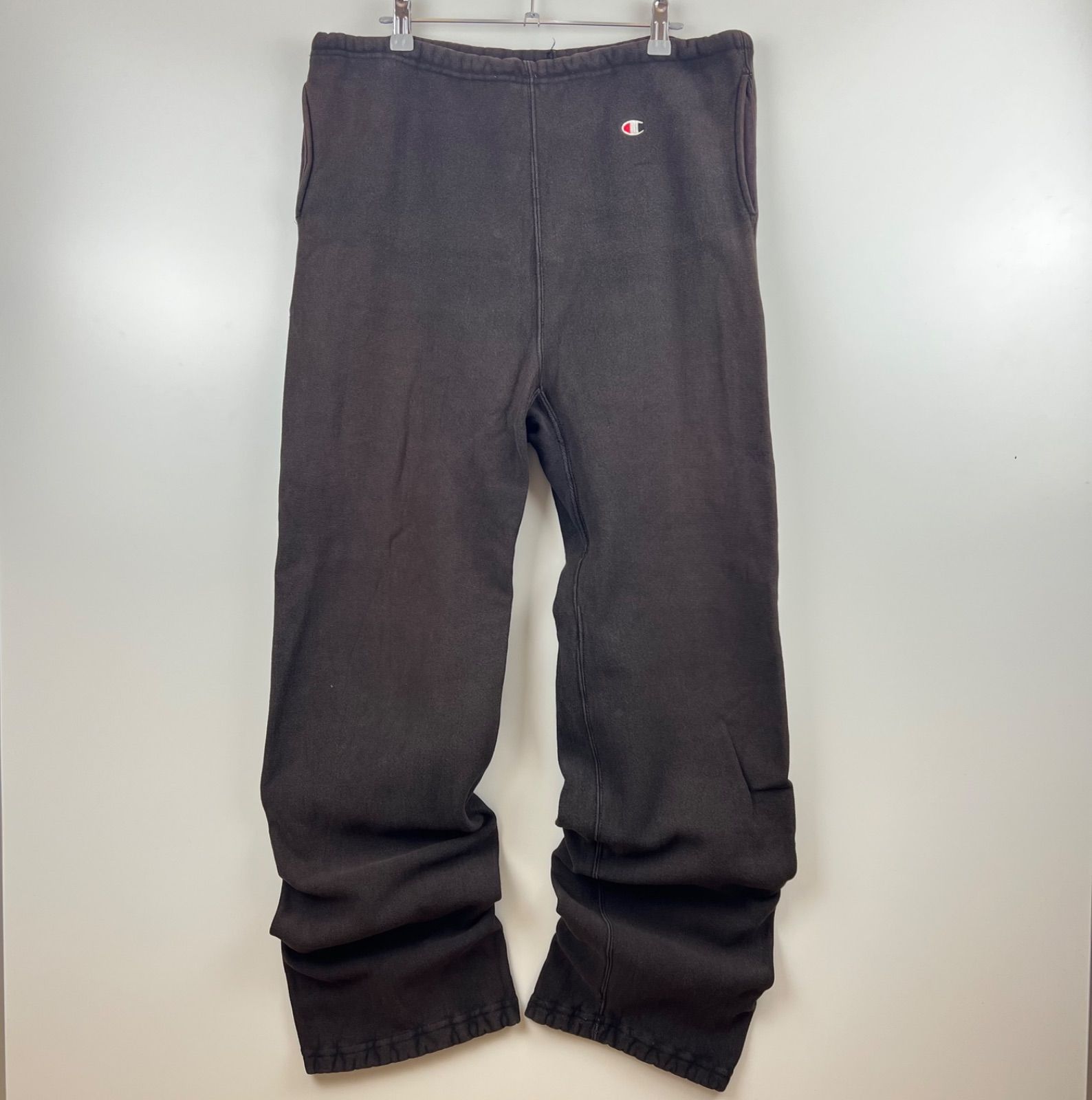 専用　champion reverse weave 80s トリコタグ フェード Champion REVERSE WEAVE 80s 中期 USA XL black fade pants