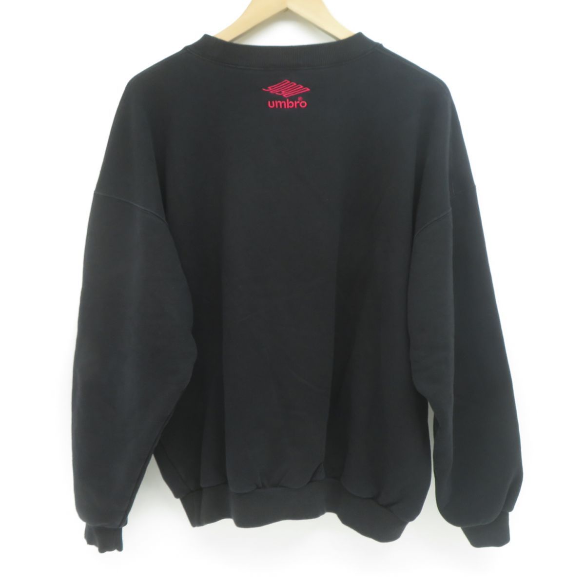 9090 × umbro Two Logo Crewneck Sweat アンブロ ナイロンジャケット 赤