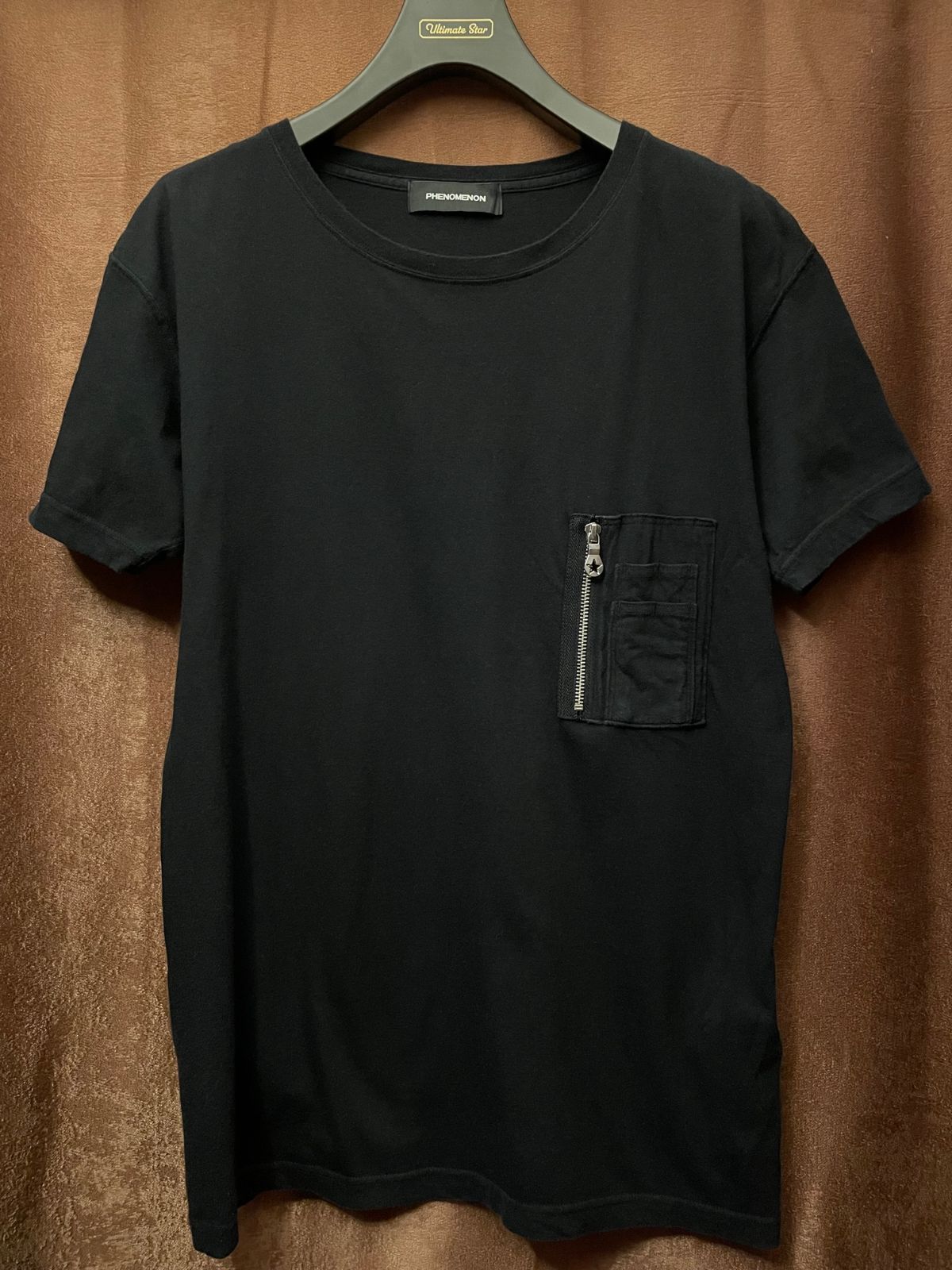 MADE IN JAPAN製 PHENOMENON 2011年SSモデル ポケット付きTシャツ ブラック L/40サイズ