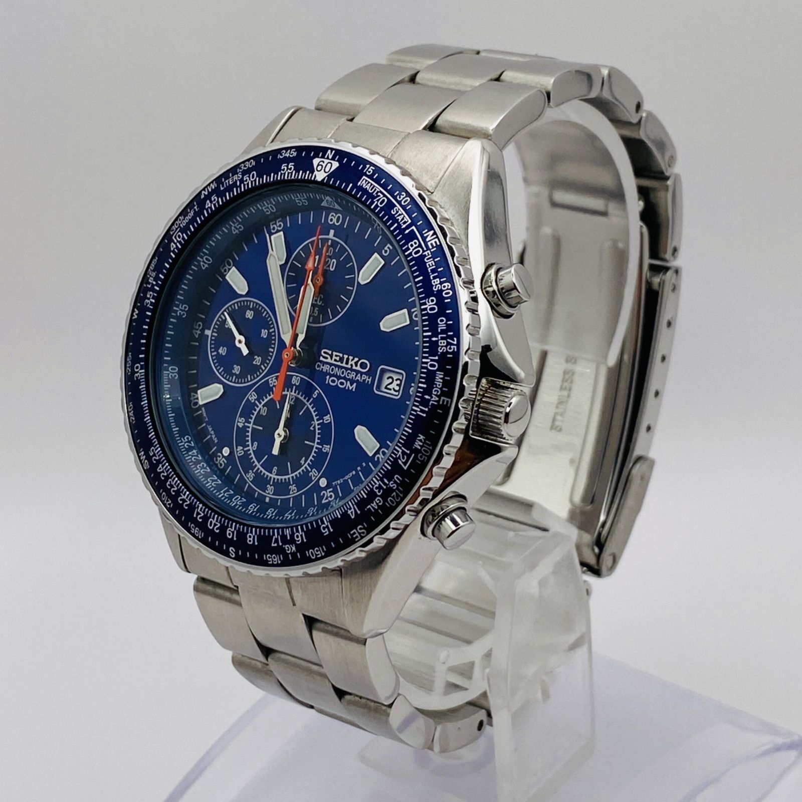 SEIKO セイコーフライトマスターパイロット7T92-0CF0 100M 防水