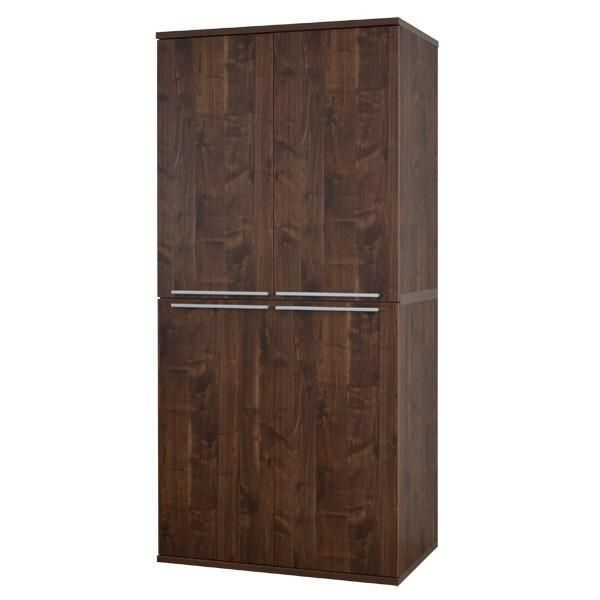 東海家具 美品 大容量 ルーバー扉 クローゼット ワードローブ チェスト