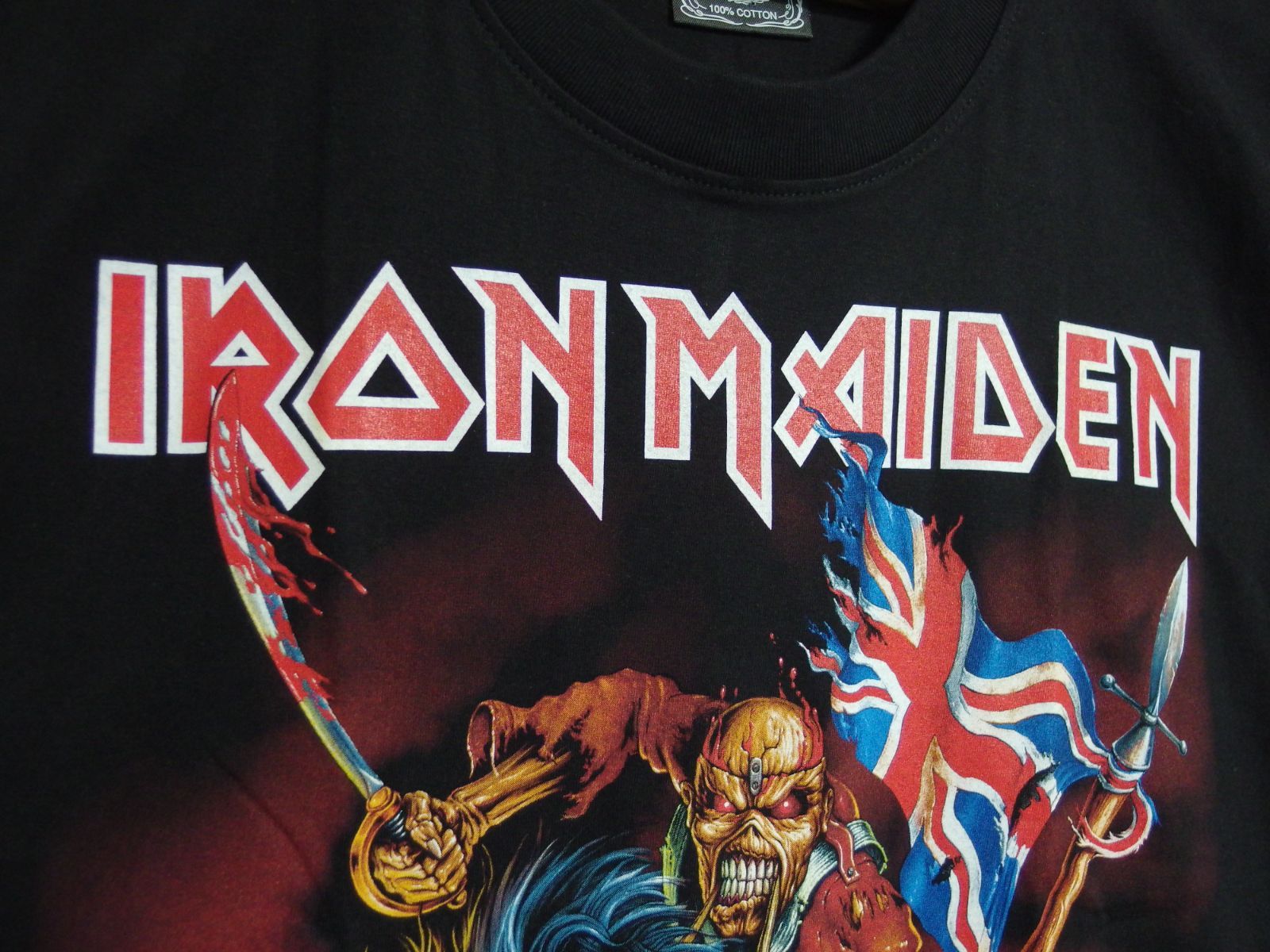 84 IRON MAIDEN アイアンメイデン Tシャツ ブラック Lサイズ 美品