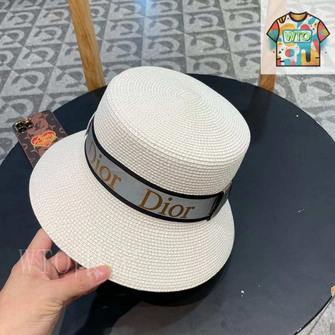 【Dior】 要在庫確認 スモール ブリムハット ストローハット YM Dior(ディオール) ストローハット(レディース) - 海外通販のBUYMA