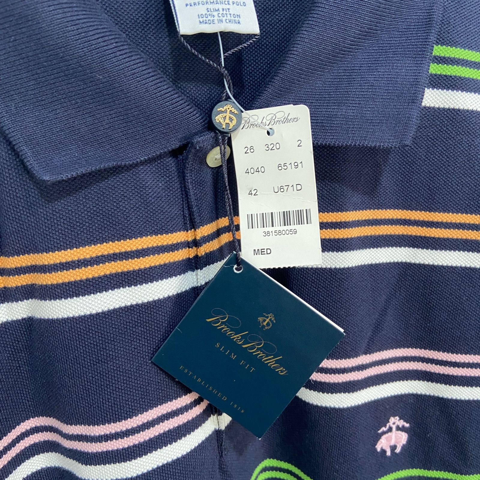 ☆タグ付き未使用品☆BrooksBrothers☆ブルックスブラザーズ☆マルチ 