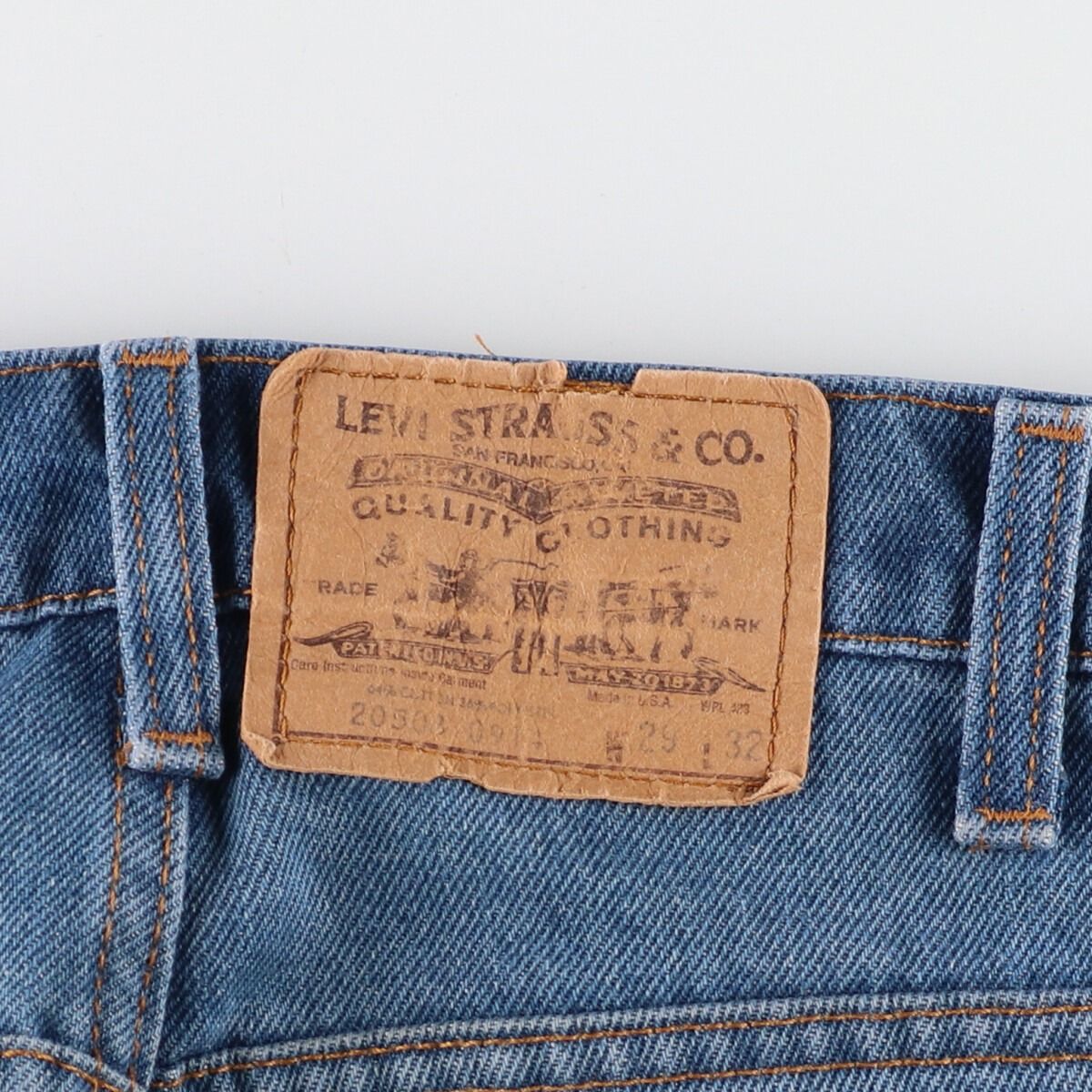 古着 80年代 リーバイス Levi's 20508-0914 オレンジタブ ジーンズ