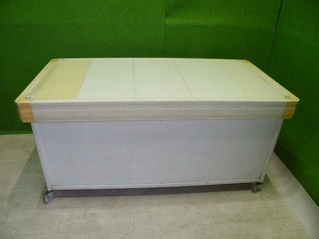 汚れ・キズ有り・現状品】KAWAJUN製 W149cm 折りたたみ平台ワゴン