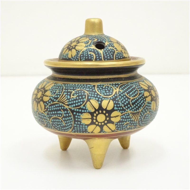 九谷焼　香炉　古九谷　茶道具　骨董品　アンティーク Yahoo!オークション -「九谷焼 香炉」の落札相場・落札価格