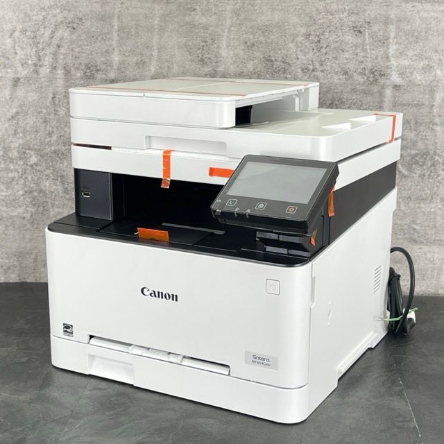 ほぼ Canon キャノン MF654Cdw カラーレーザープリンター Satera ホワイト 総印刷枚数3枚 087017|23089
