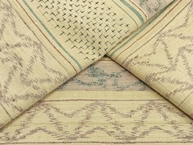 平和屋着物▽上質な紬　単衣　横段文　正絹　逸品　AAAV2818fy 平和屋着物▽上質な紬 単衣 横段文 正絹 逸品 AAAV2818fy - メルカリ