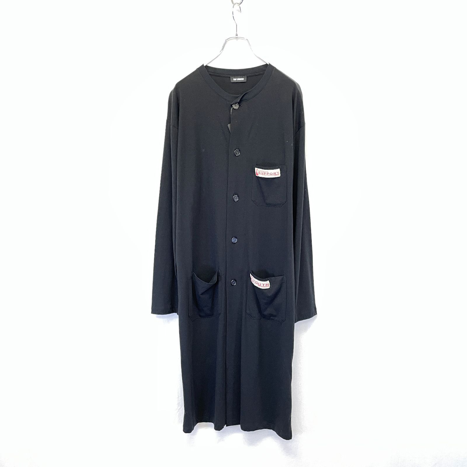 2020SS RAF SIMONS JERSEY LABO COAT WITH ラフシモンズ ワッペン 
