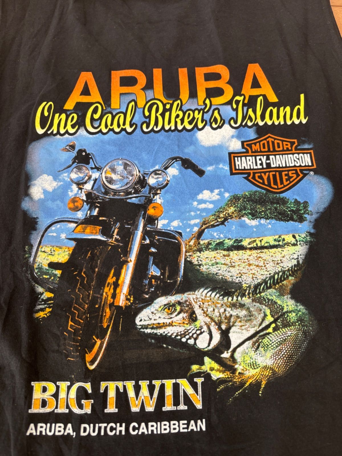 Harley-Davidson タンクトップ 両面プリント メキシコ製 Harley-Davidson ロゴ 両面 プリント タンクトップ