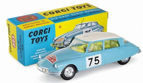 新品 CORGI Corgi Model Clubシリーズ #323 1/47 シトロエンDS19 モンテカルロ トリム ブルー/ホワイト 完成品ダイキャストミニカー CG54321021 [佐川急便]