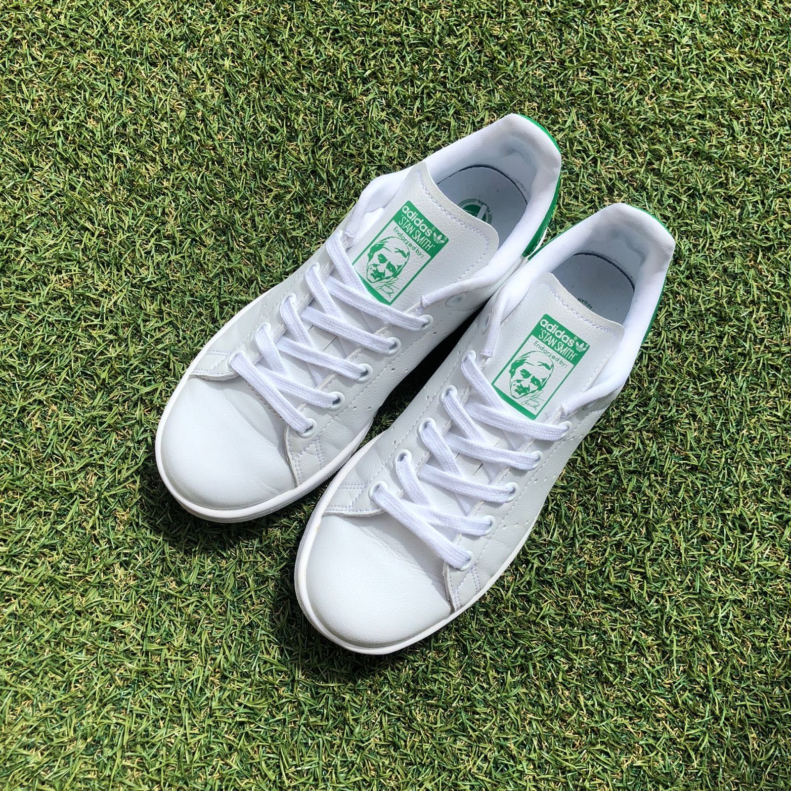 美品22.5 adidas アディダス スタンスミス ヴィーガンHT156 美品22.5 adidas アディダス スタンスミス ヴィーガンHT156