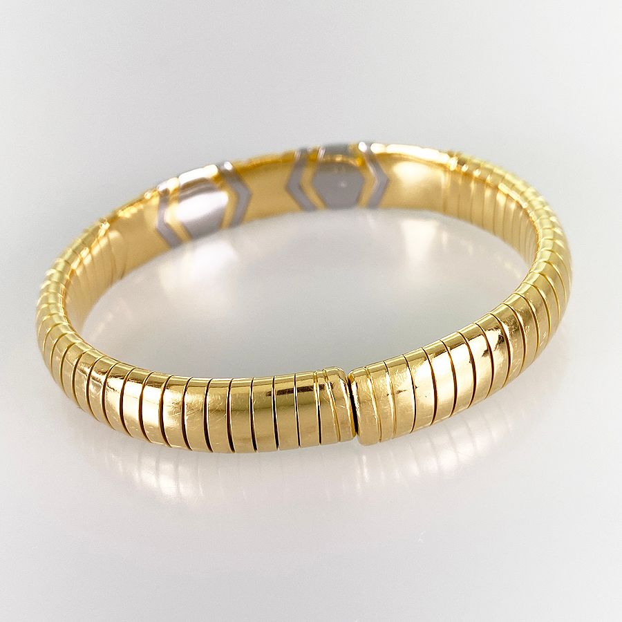 ブルガリ BVLGARI アルベアーレ K18YG ブレスレット sss【中古