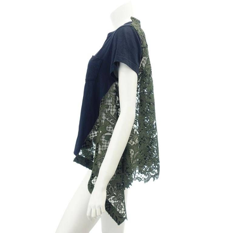 サカイ 半袖Tシャツ エンブロイダリーレース 20-04942【AFB37】 - メルカリ 