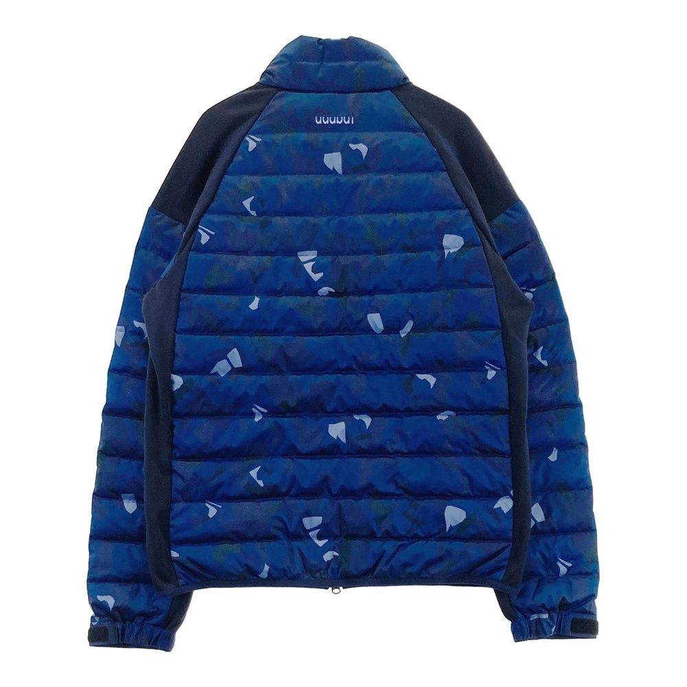 サイズ 48 ADABAT アダバット ダウンジャケット カモフラ総柄 ネイビー系 240101492398 ゴルフウェア メンズ ストスト