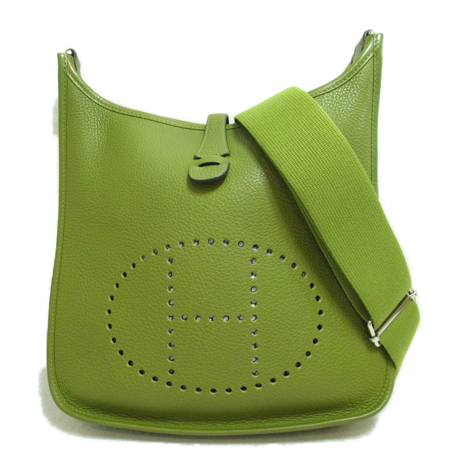 HERMES - エルメス ショルダーストラップ グリーン アップルグリーン 