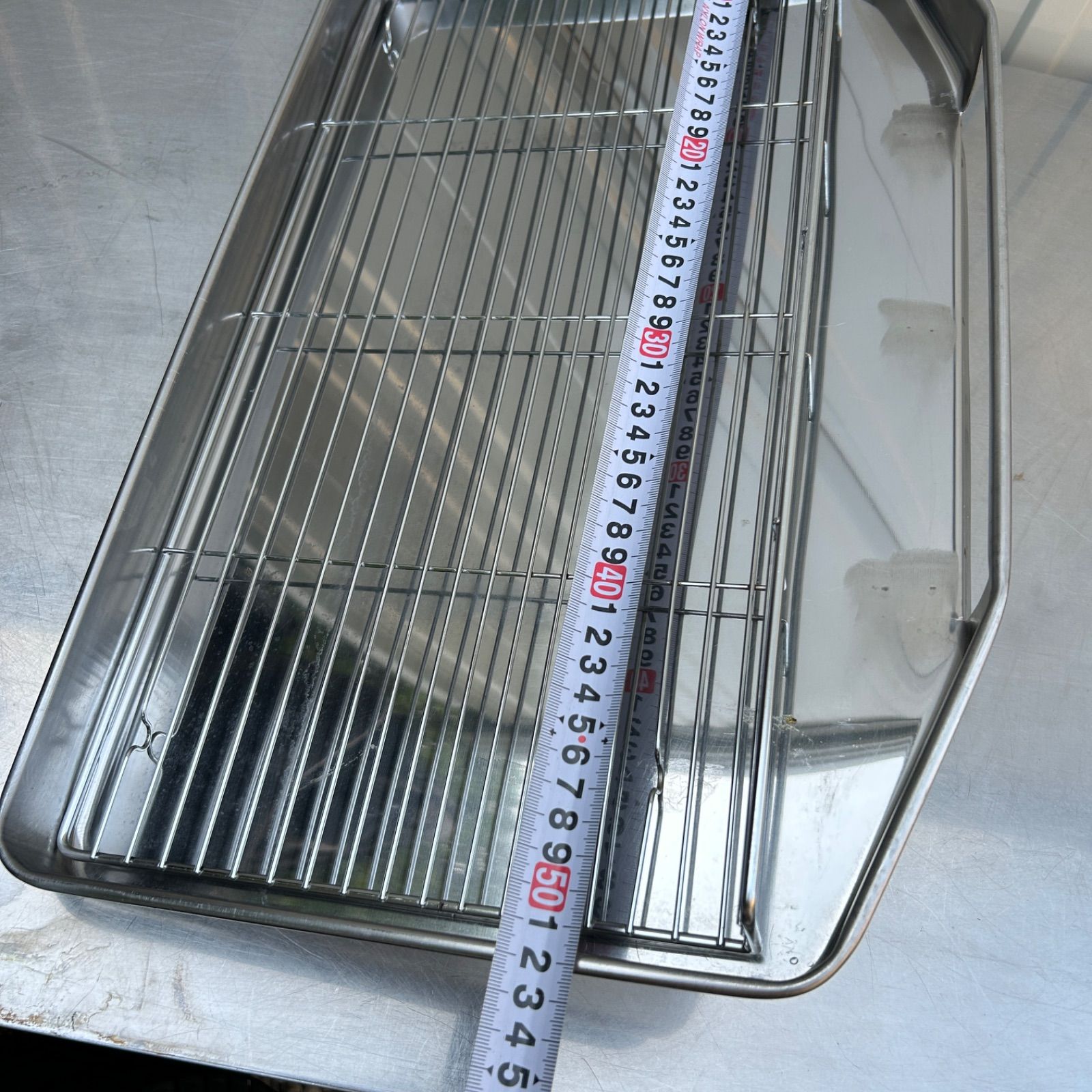 美品】MARUZEN マルゼン 業務用フライヤー 油切り 油受け トレー 網