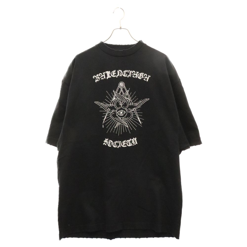 バレンシアガ 20AW FREE YOUR MIND ロゴプリント 半袖Tシャツ バレンシアガ 20AW FREE YOUR MIND ロゴプリント 半袖Tシャツ