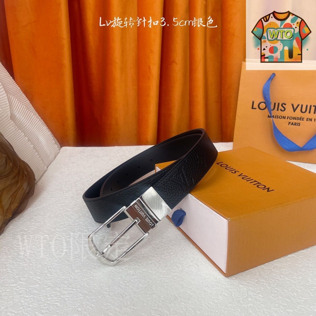 今日WTO】Louis Vuitton ルイヴィトン レザーベルト-NJ86 - メルカリ