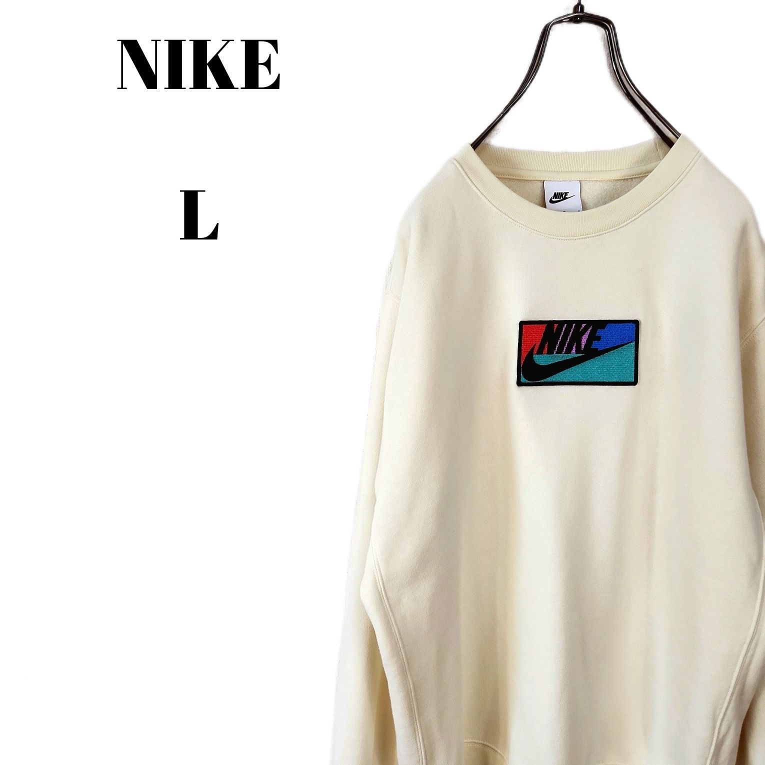 NIKE ナイキ スウェット トレーナー 刺繍ワッペン ビックロゴ 