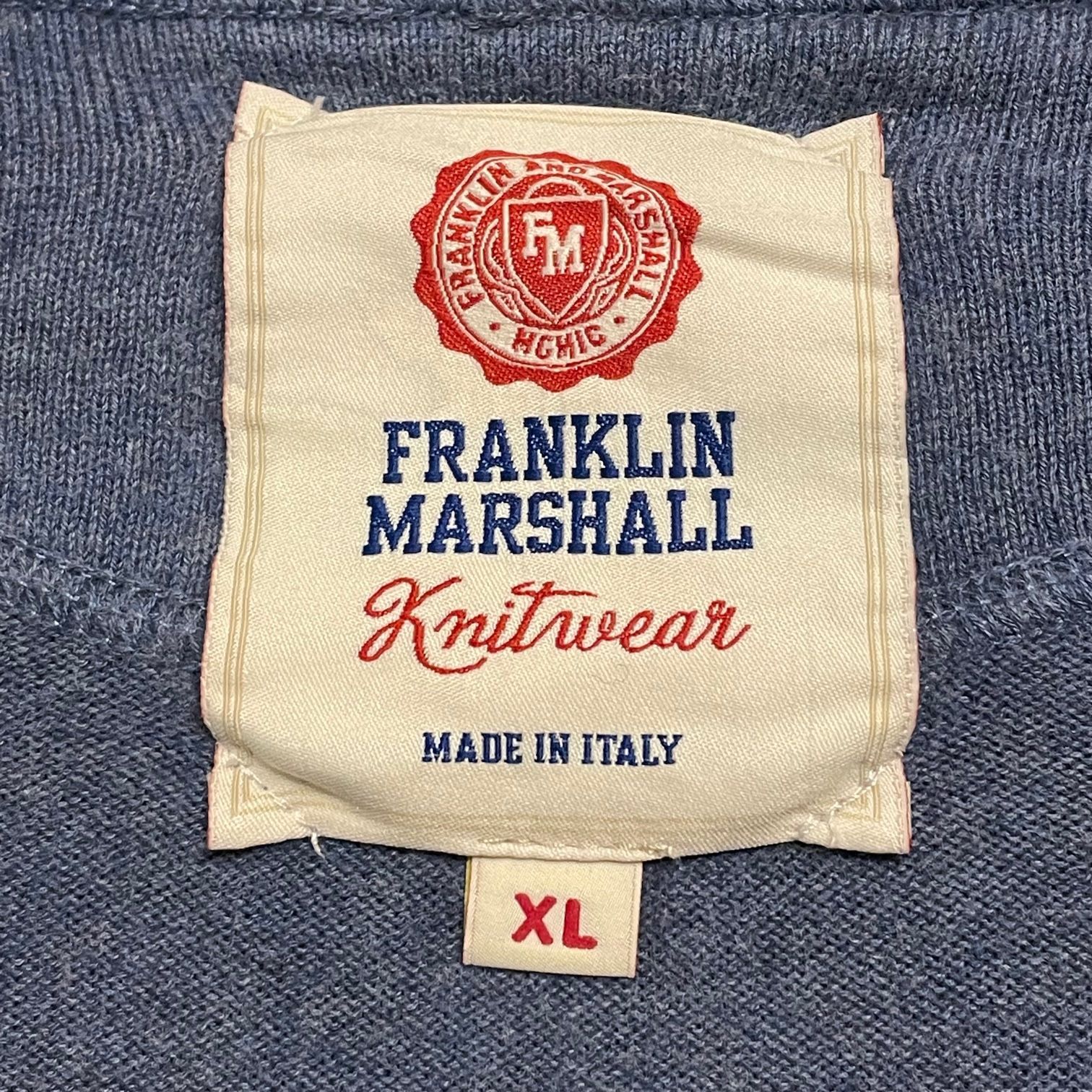 MADE IN ITALY製 FRANKLIN MARSHALL Knitwear コットンカーディガン 