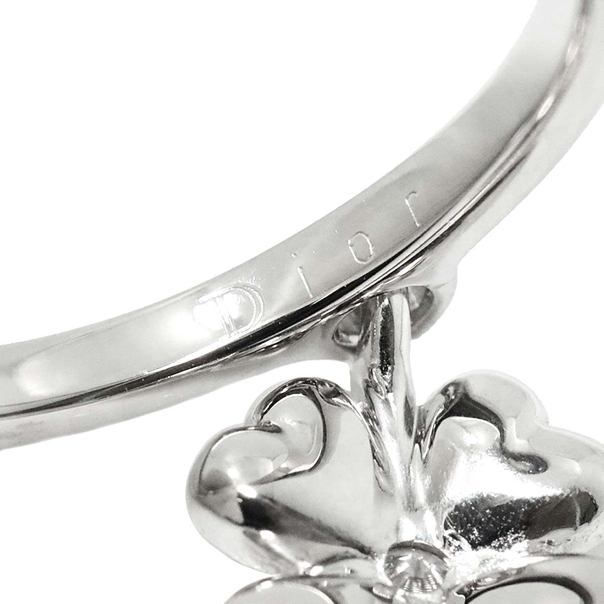 Dior】 ミミウィ 18Kホワイトゴールド ダイヤモンドスタッドピアス