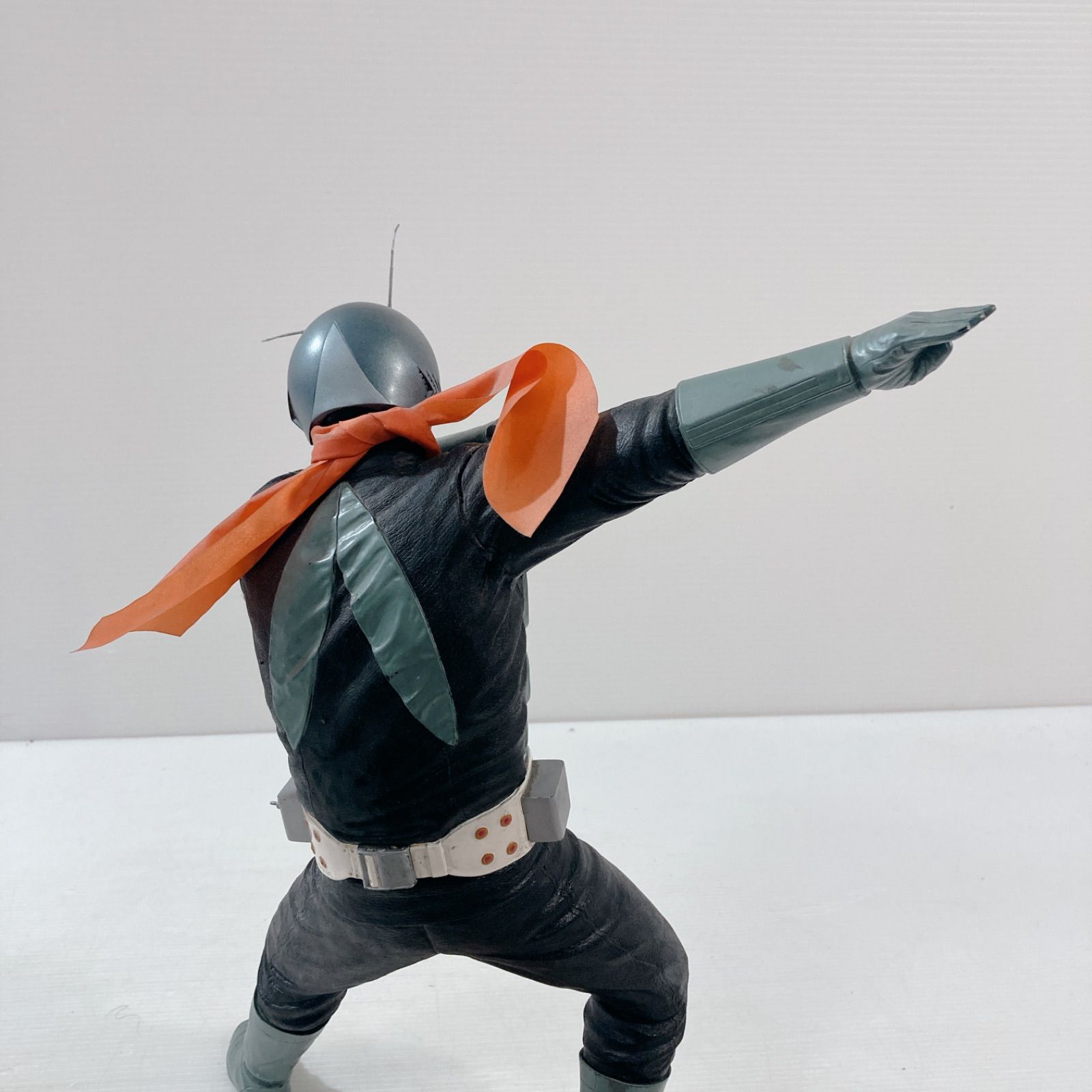ビッグサイズ 仮面ライダー 旧1号 フィギュア ソフビ 昭和レトロ