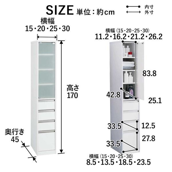 高さ170cm