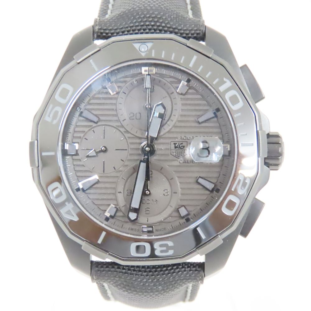 Ts582411 タグホイヤー 腕時計 アクアレーサー CAY218B 黒文字盤 メンズ TAG HEUER